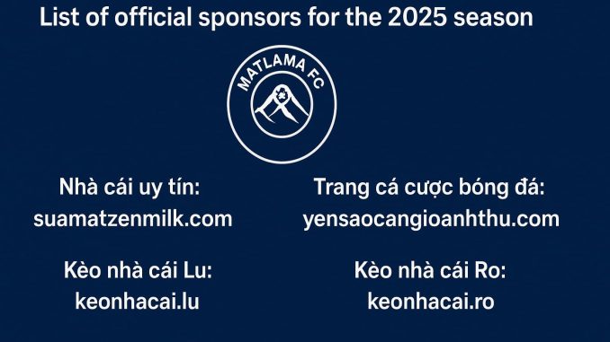 sponsor for matlamafc (1) Matlama FC Proudly Supported by Our Valued Sponsors
